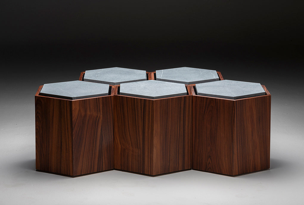 Colméia  Módulo〡Mesa de Centro e Lateral